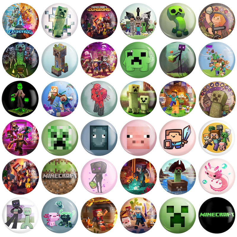 پیکسل خندالو طرح بازی ماینکرافت Minecraft کد 149 مدل بزرگ مجموعه 36 عددی