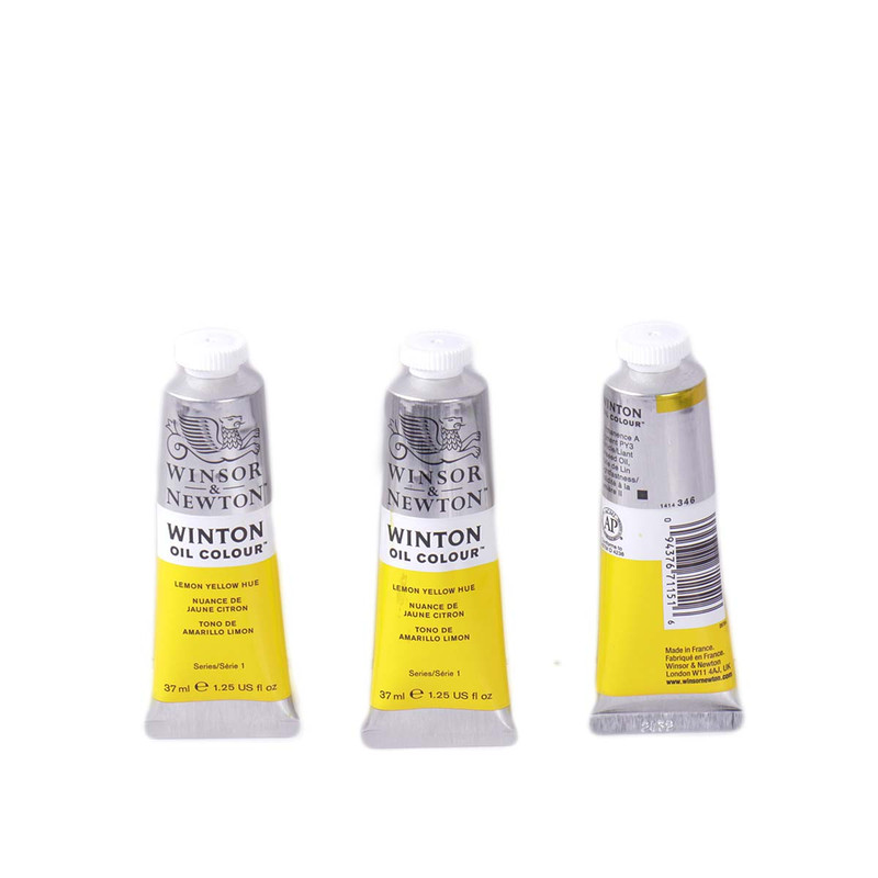 رنگ روغن وینزور اند نیوتون مدل LEMON HUE حجم 37 میلی لیتر بسته 3 عددی
