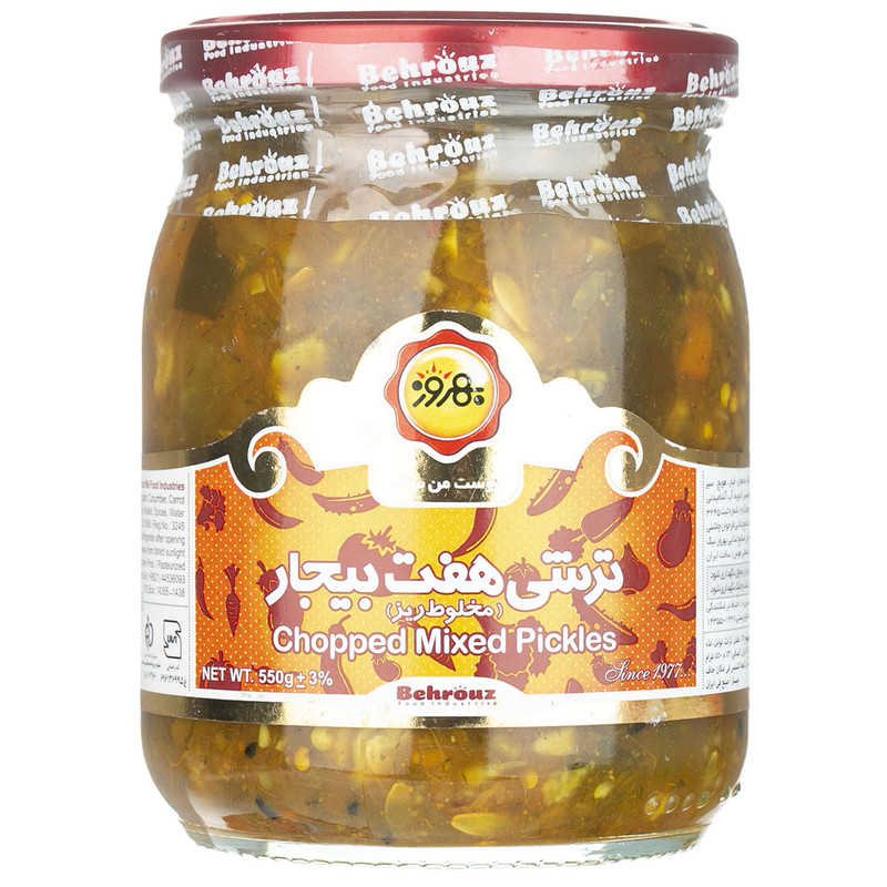 ترشی هفت بیجار بهروز - 550 گرم