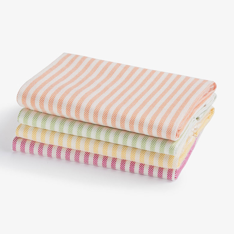 خرید و قیمت دستمال آشپزخانه ابراهیمی یزد مدل Striped بسته 4 عددی