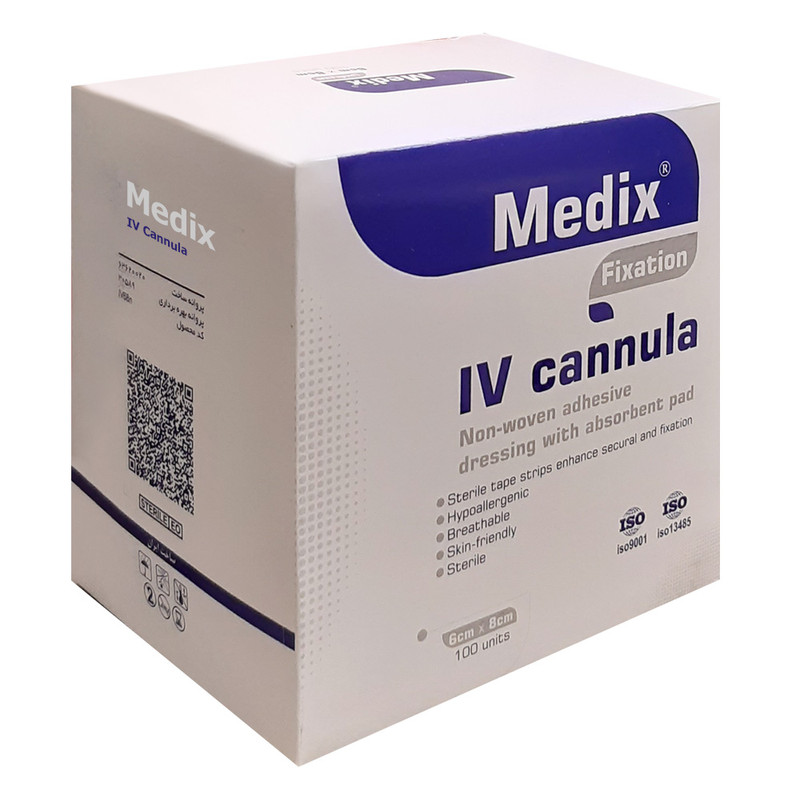 خرید و قیمت چسب آنژیوکت مدیکس مدل IV بسته 100 عددی