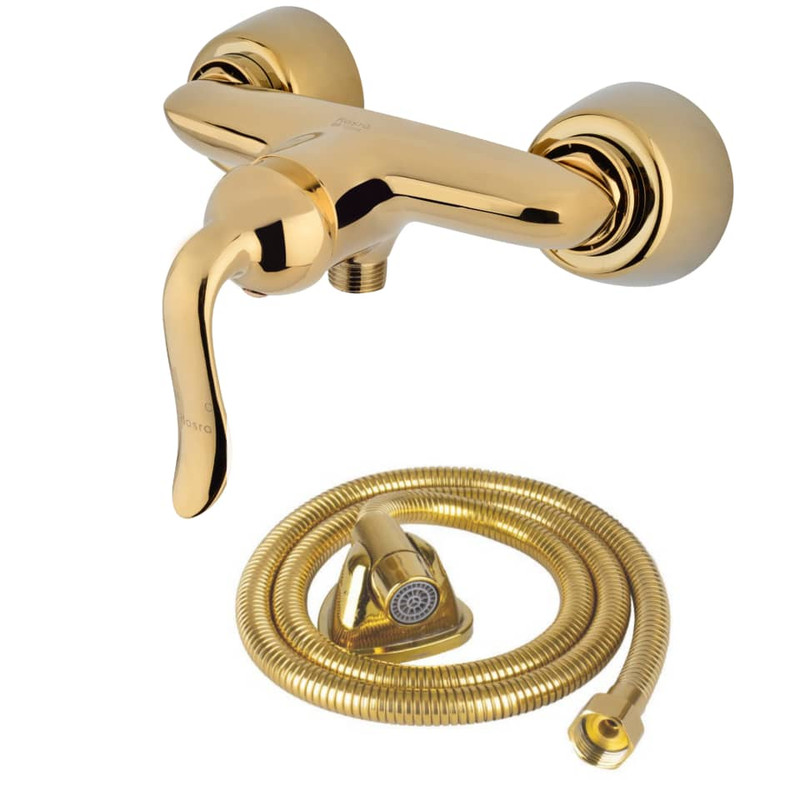 خرید و قیمت شیر سرویس بهداشتی کسری مدل رابین به همراه شلنگ توالت