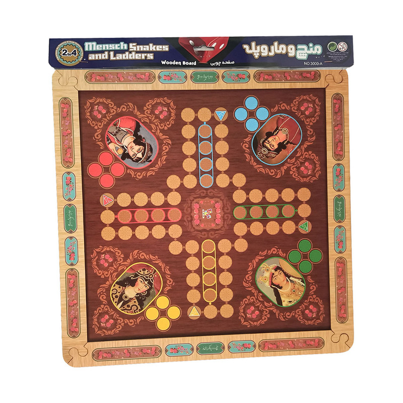 بازی فکری مدل منچ و مارپله سنتی