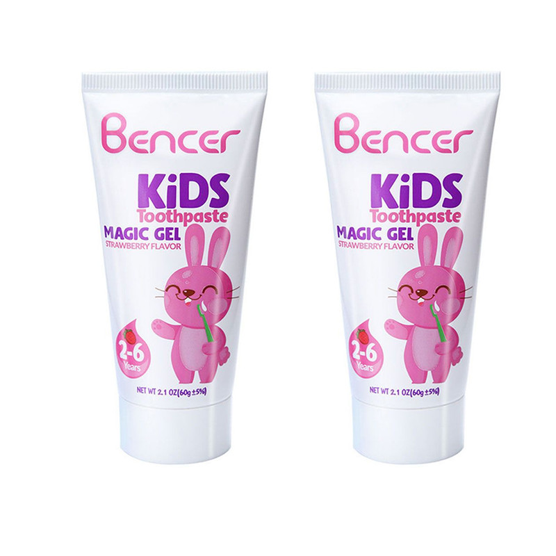 خمیر دندان کودک بنسر مدل خرگوش حجم 60 میلی لیتر مجموعه 2 عددی