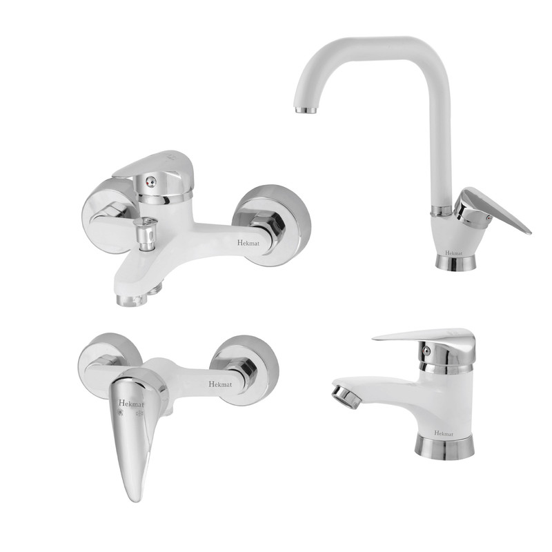 خرید و قیمت ست شیرآلات حکمت نشان مدل ایتالیا SK2 مجموعه 4 عددی