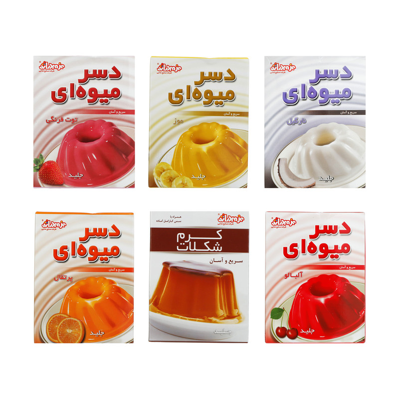 دسر میوه ای دراژه - 100 گرم بسته 6 عددی