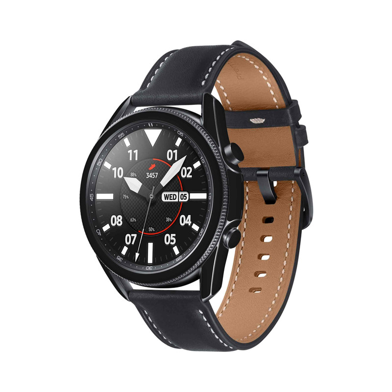 برچسب ماهوت طرح Matte-Black مناسب برای ساعت هوشمند سامسونگ Galaxy Watch3 45mm
