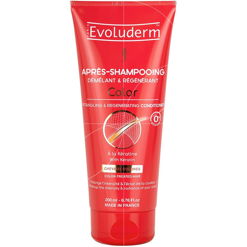 نرمکننده مو اولودرم مدل Colorkeratin حجم 200 میلیلیتر