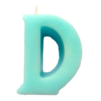 شمع مدل حروف رومی طرح D