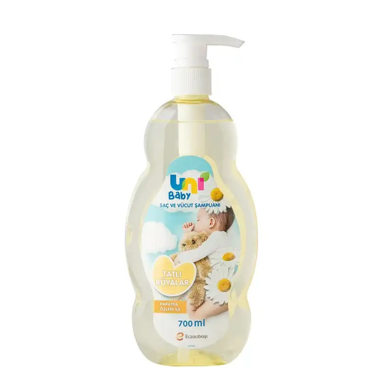 شامپو سر و بدن کودک یونی بب کد 202 حجم 750 میلی لیتر