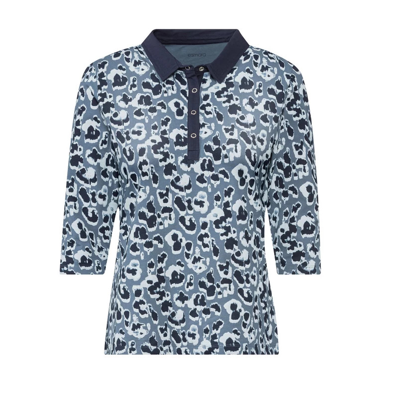 خرید و قیمت پولوشرت آستین کوتاه زنانه اسمارا مدل ELM Leopard