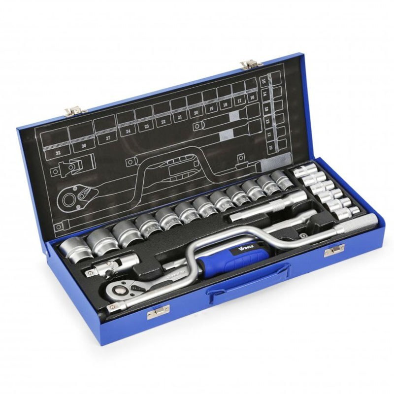 جعبه بکس وی تولز مدل vt5107 مجموعه 24 عددی