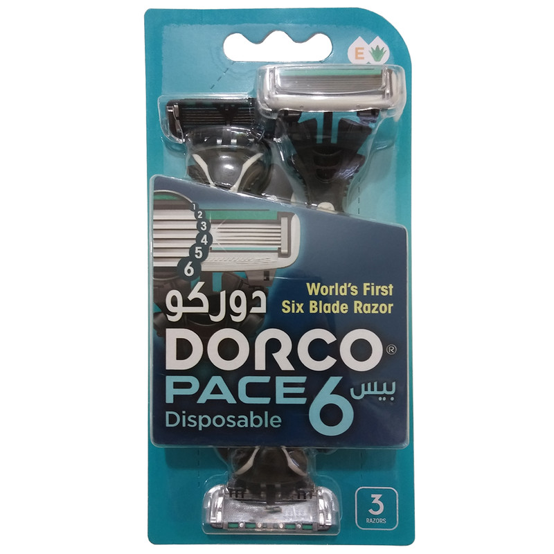 خودتراش دورکو مدل 6Bade-Vit E & Aloe Vera بسته 3 عددی