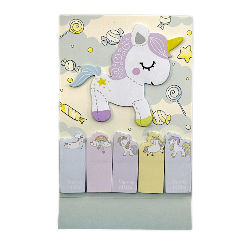 کاغذ چسب دار مدل اسب تک شاخ بسته 6 عددی