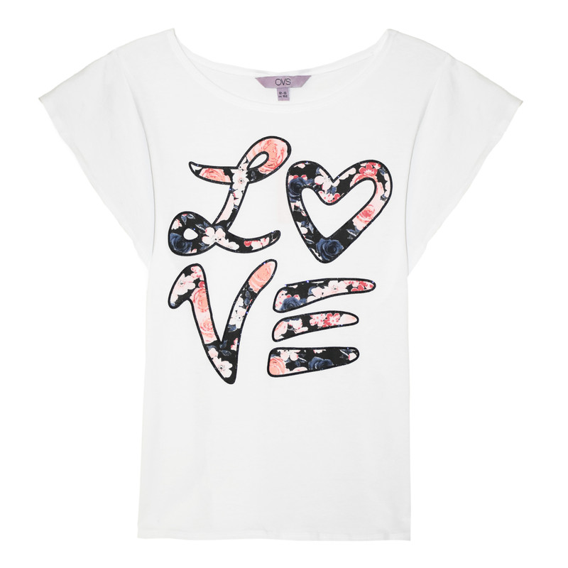 تی شرت آستین کوتاه دخترانه او وی اس مدل LU-1507394