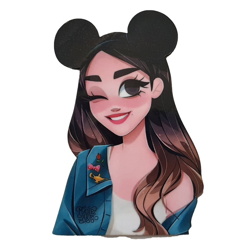 تاپر تزیین کیک به گز مدل دختر miki mouse