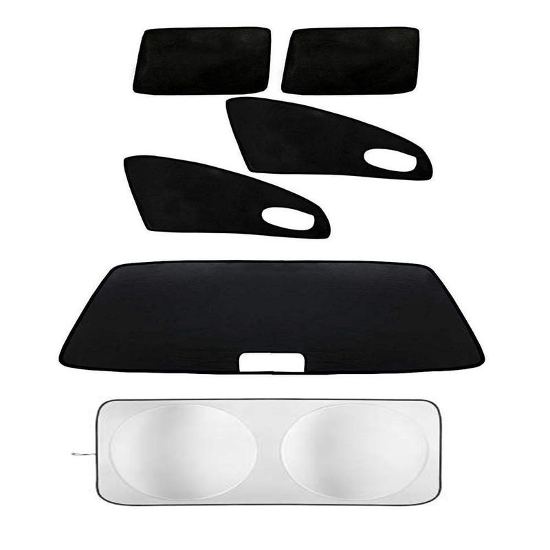 خرید و قیمت آفتابگیر شیشه خودرو مدل Star180 مناسب برای 206 SD مجموعه 6 عددی