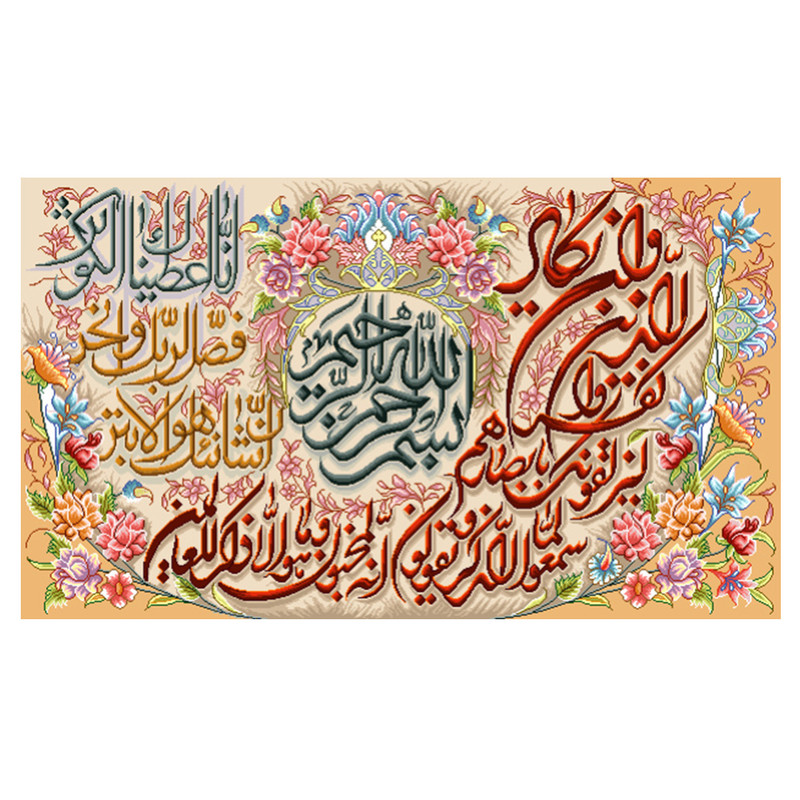 نخ و نقشه تابلوفرش مدل 2260