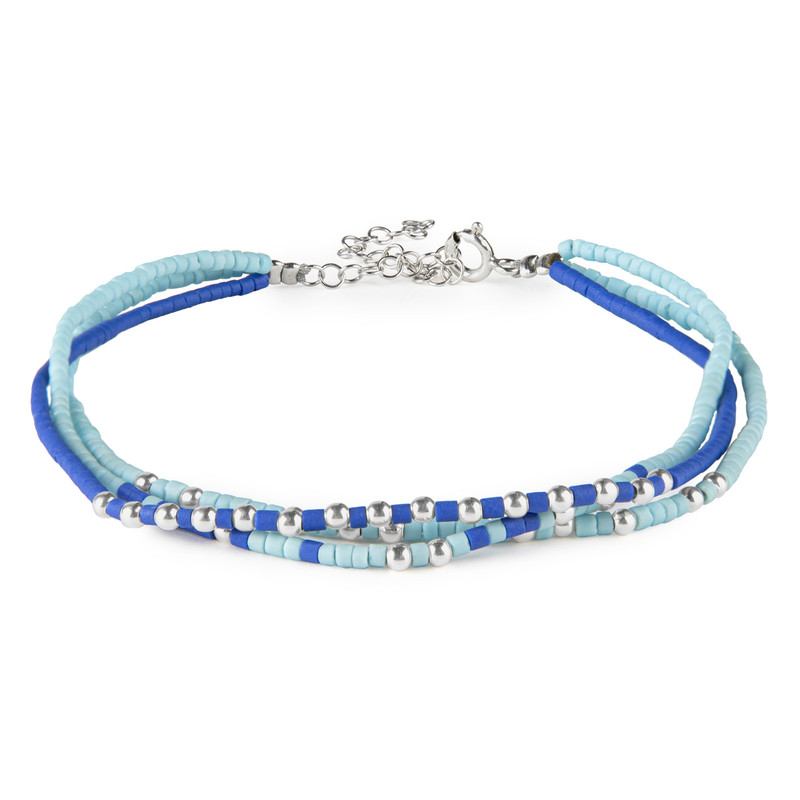 خرید و قیمت پابند نقره زنانه ریسه گالری مدل ویتون 2071