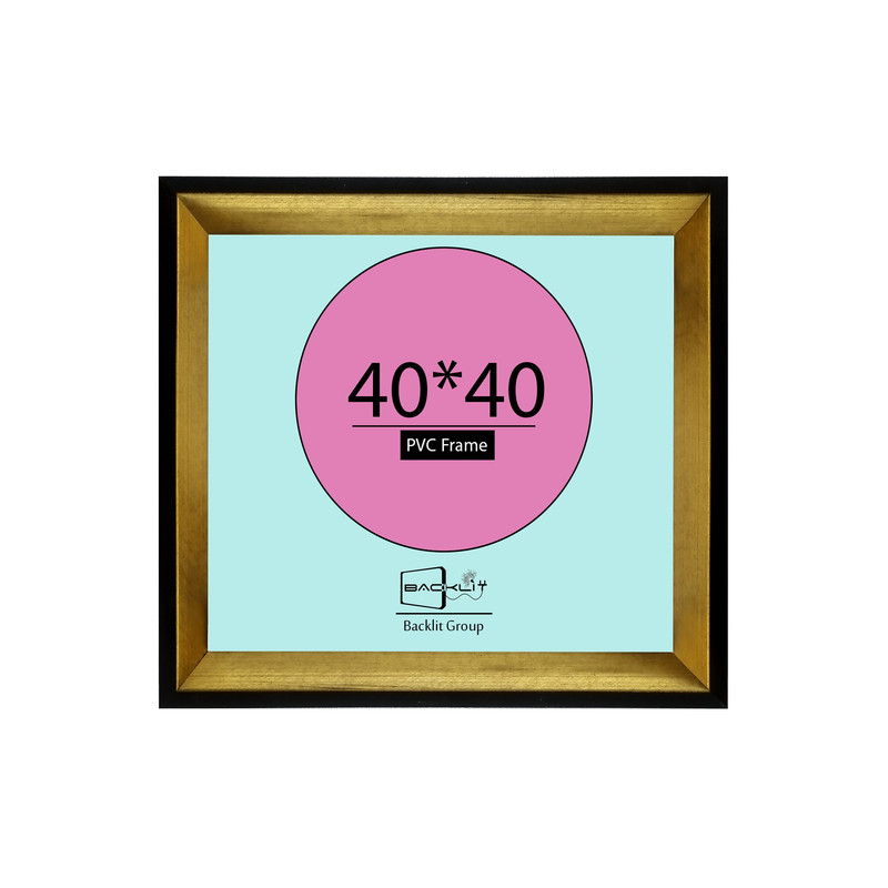 قاب عکس بکلیت مدل دورنگ 40x40-208