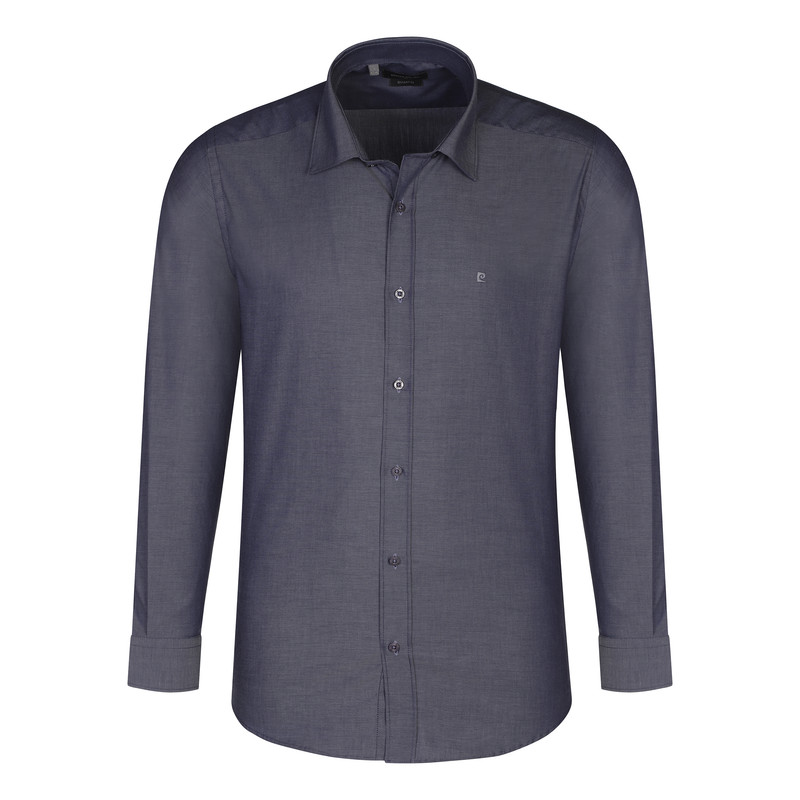 خرید و قیمت پیراهن آستین بلند مردانه پیر کاردین مدل ساده
