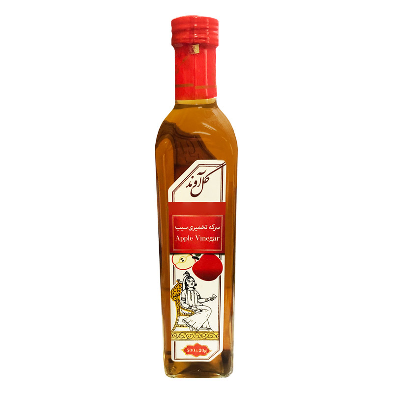 خرید و قیمت سرکه تخمیری سیب گل آوند - 500 میلی لیتر