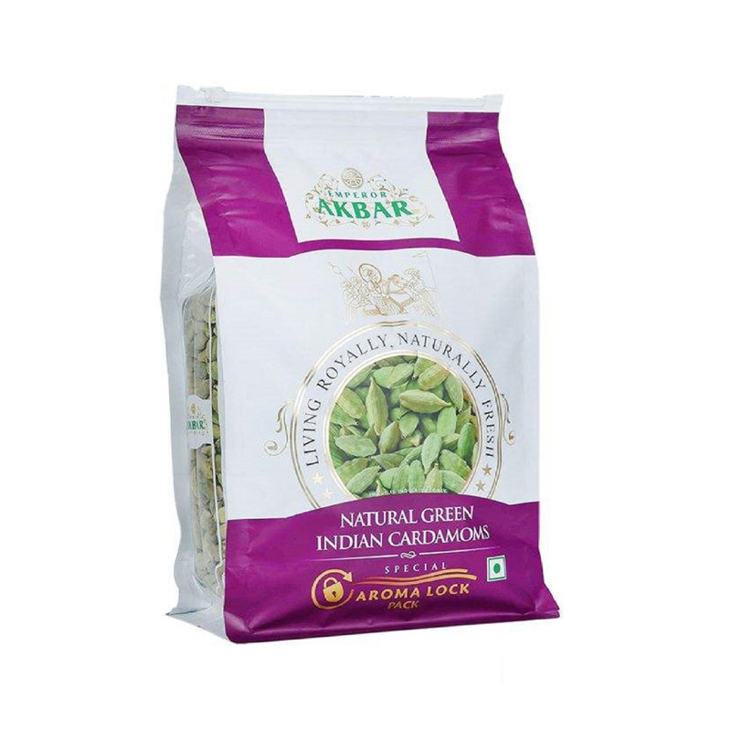 خرید و قیمت هل سبز امپراطور اکبر - 100 گرم