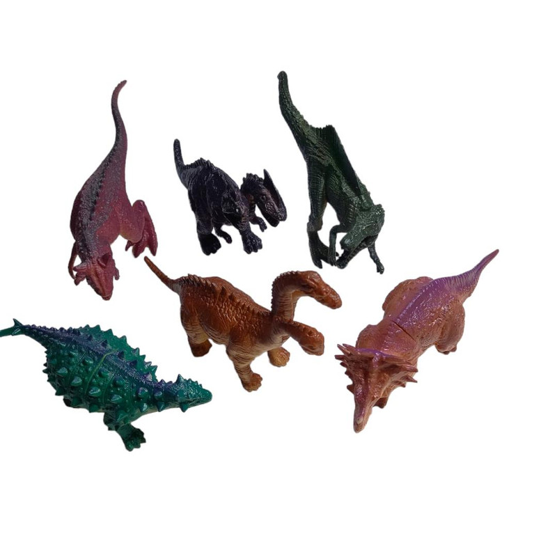 خرید و قیمت فیگور مدل دایناسور بسته 6 عددی