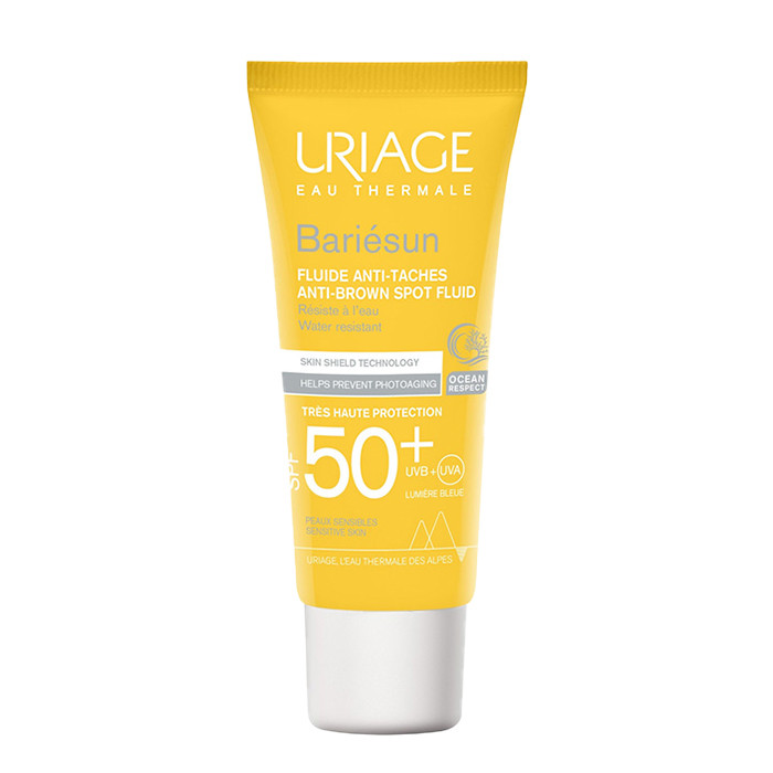 خرید و قیمت فلوئید ضد آفتاب بی رنگ اوریاژ +SPF50 مدل Bariesun مناسب انواع پوست حجم 40 میلی لیتر