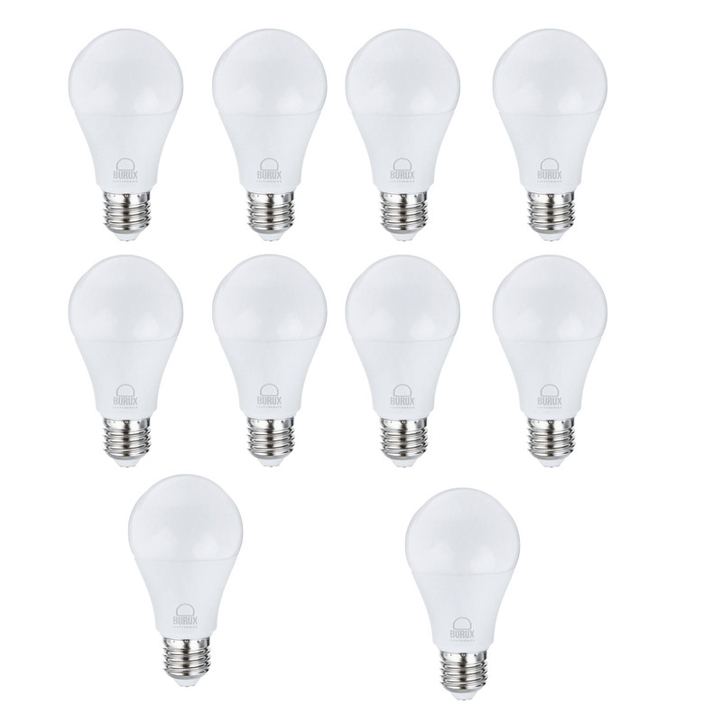 خرید و قیمت لامپ ال ای دی 10 وات بروکس مدل 5322-A60 پایه E27 بسته 10 عددی