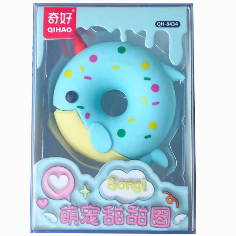 پاک کن کیو آی ها او مدل JUMBO طرح دونات ماهی