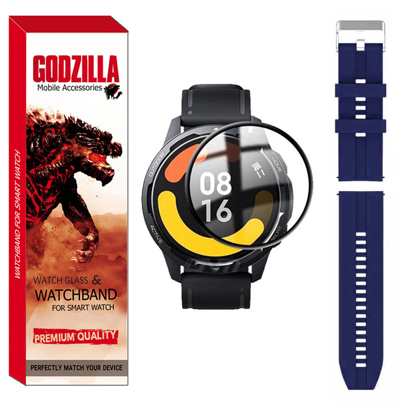 محافظ صفحه نمایش گودزیلا مدل GS-ARM مناسب برای ساعت هوشمند شیائومی S1 به همراه بند