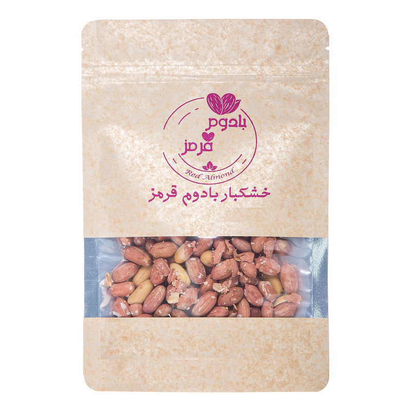مغز بادام زمینی آستانه بادوم قرمز نمکدون - 1 کیلوگرم