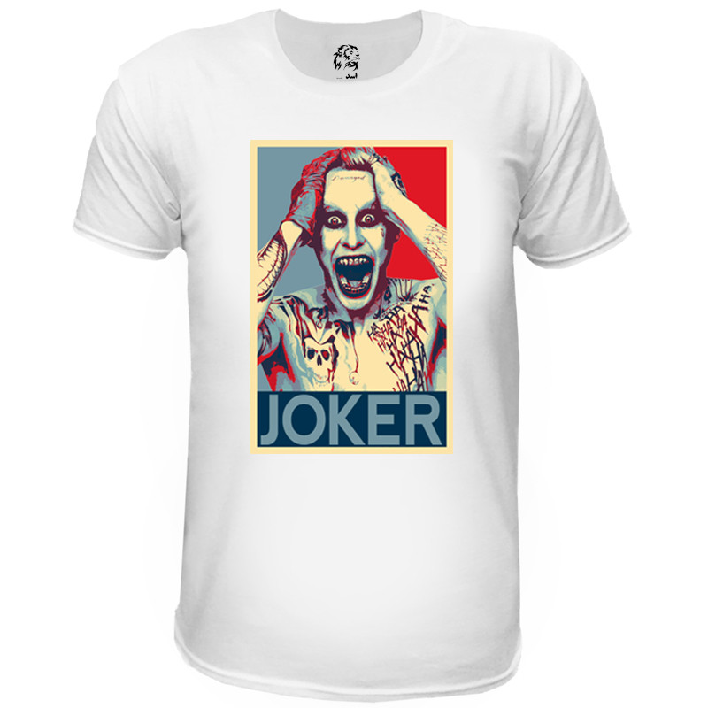 تی شرت آستین کوتاه مردانه اسد طرح جوکر کد 36