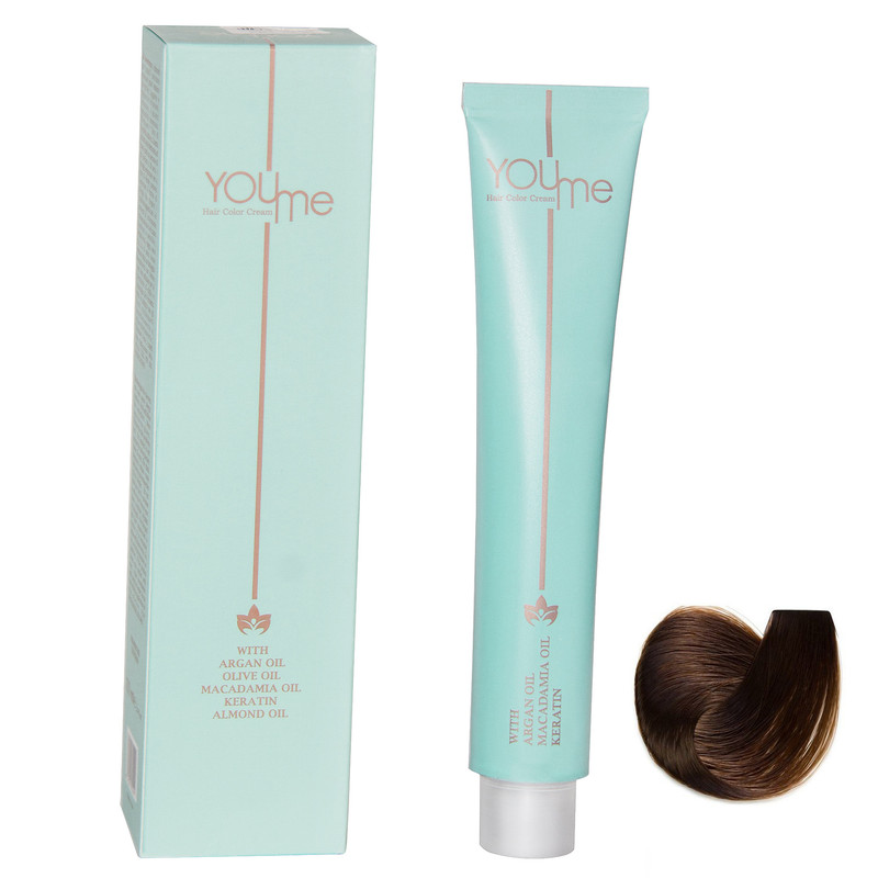 رنگ مو یومی شماره 6.03 حجم 100 میلی لیتر رنگ بلوند گرم تیره