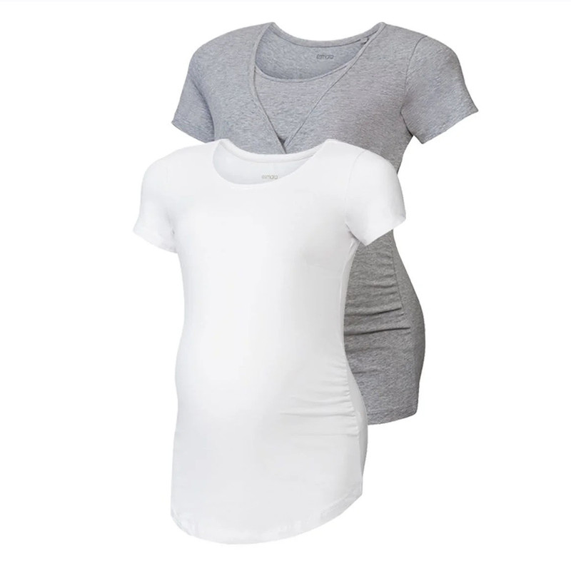 خرید و قیمت تی شرت بارداری اسمارا مدل 8080634 مجموعه 2 عددی