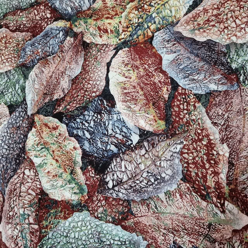 پارچه لباس مدل کودری نخی طرح پاییزی کد C