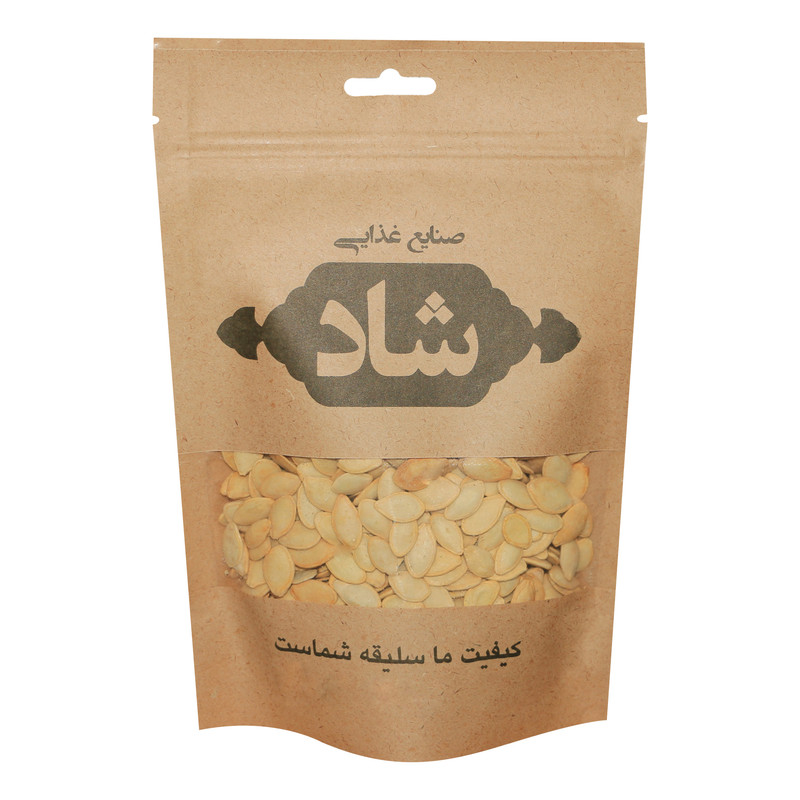 خرید و قیمت تخمه کدو گوشتی بوداده شاد - 350 گرم