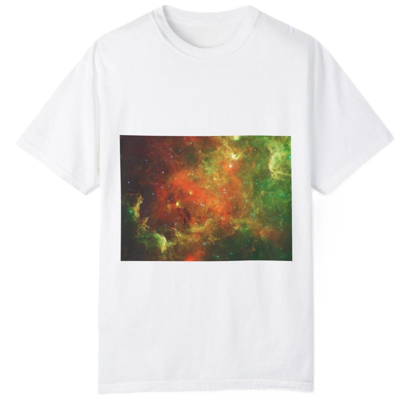 خرید و قیمت تی شرت آستین کوتاه دخترانه مدل کهکشان شگفتی