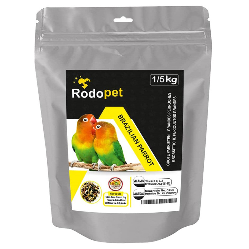 غذای طوطی برزیلی ردوپت مدل BPR1500 وزن 1500 گرم