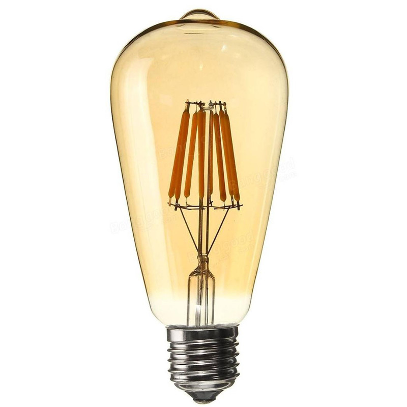 لامپ ال ای دی 8 وات ای دی سی مدل T BULB GOLD پایه E27