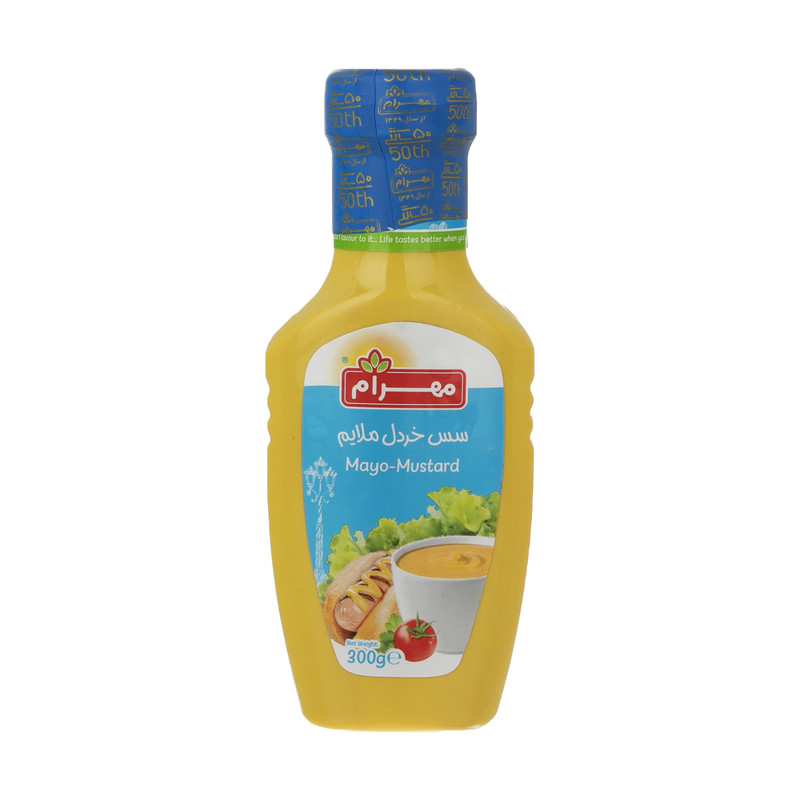 خرید و قیمت سس خردل ملایم مهرام - 300 گرم