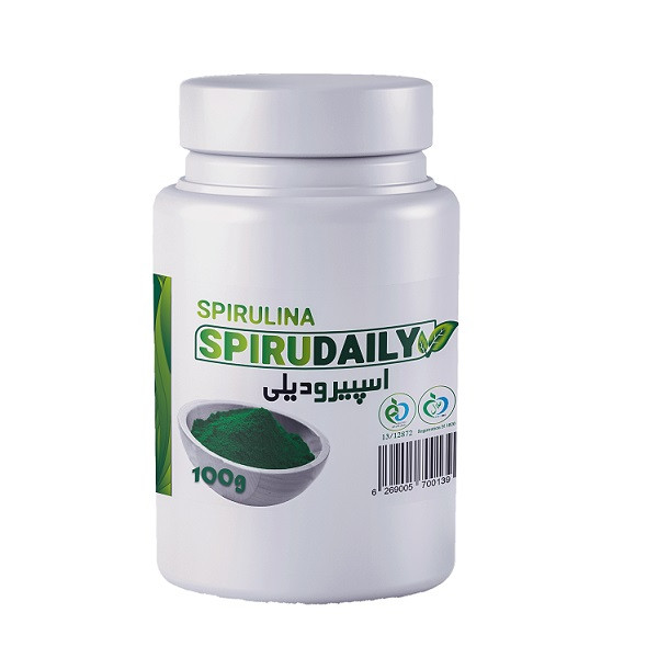خرید و قیمت پودر جلبک اسپیرولینا خوراکی اسپیرودیلی - 100 گرم