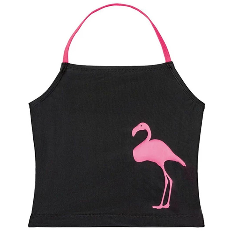 مایو دخترانه پیپرتس مدل فلامینگو