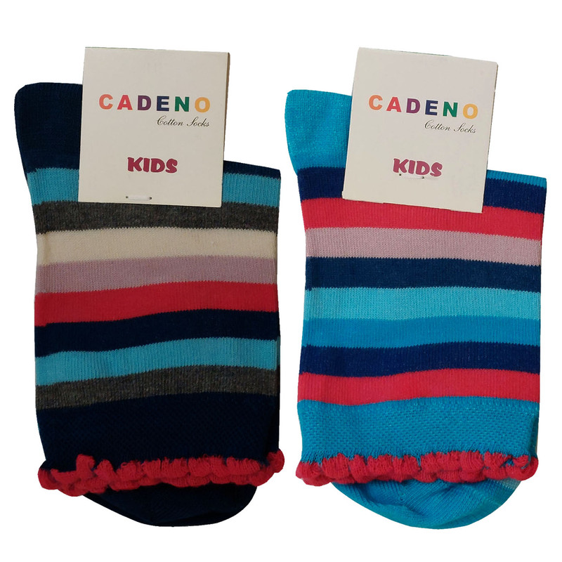 جوراب دخترانه کادنو مدل KD35 بسته دو عددی