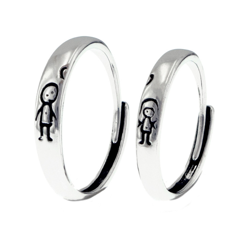 ست انگشتر برانت طرح عشق و قلب