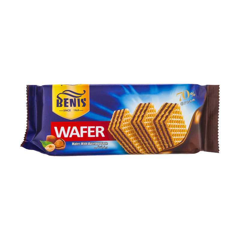 خرید و قیمت ویفر فندقی بنیس - 80 گرم