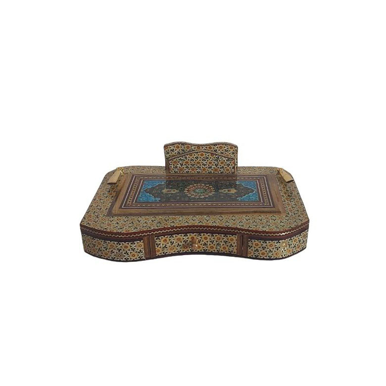 قلمدان خاتم کاری مدل کشودار کد 210