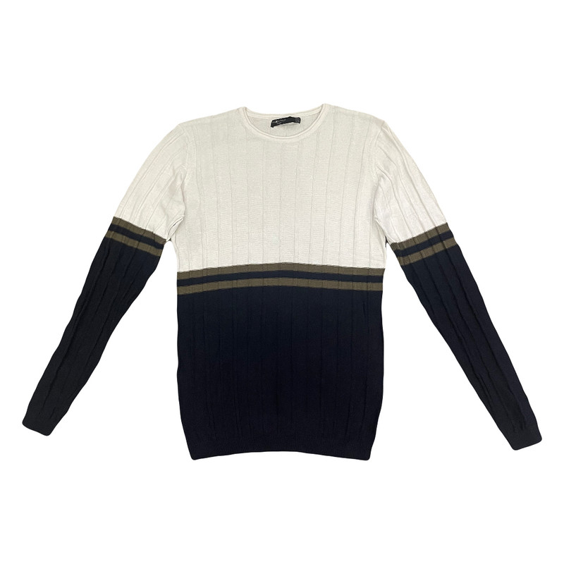 پلیور بافت مردانه پیاتزا ایتالیا مدل راه راه