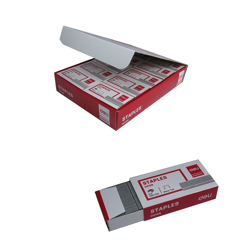 سوزن منگنه دلی مدل 0010N سایز 10 21 بسته 1000 عددی